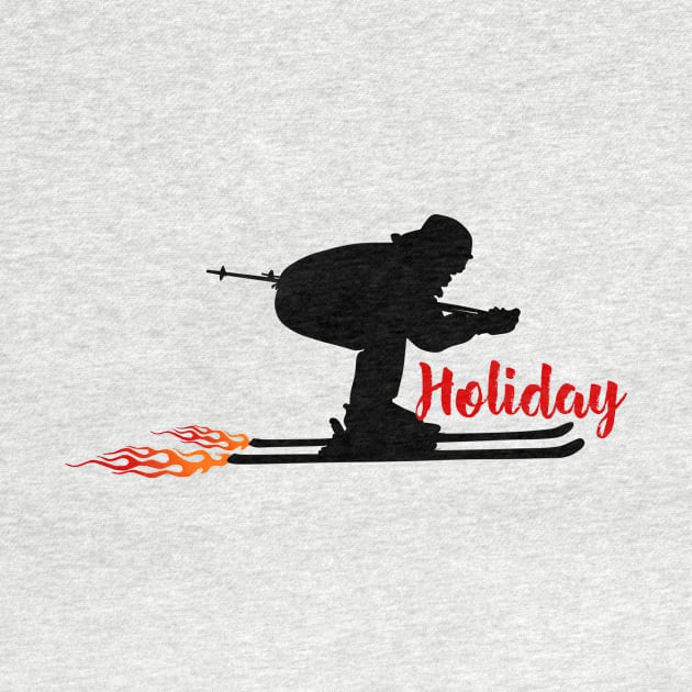 Holiday United States Skiing by ArtDesignDE